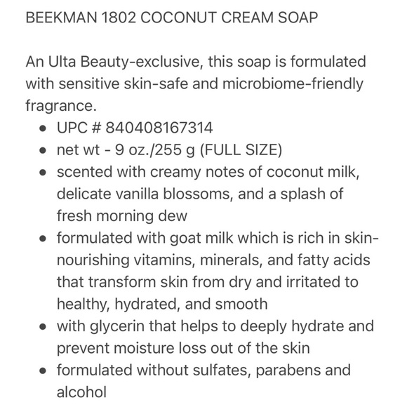 Beekman 1802 Goat Milk Soap & Dionis Goat Milk Moisturizer Cream NWT/SEALED - Picture 5 of 11